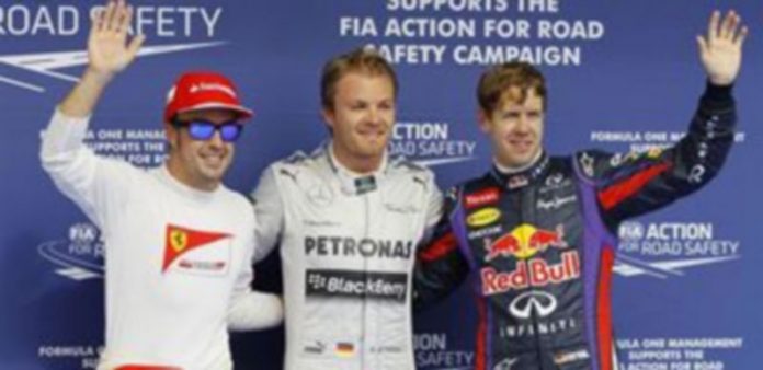 Rosberg sorprende con la Los pilotos que saldrán en cabeza en el Gran Premio de Barhréin este fin de semana.