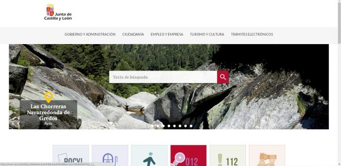 Junta web Nuevo diseño de la página web de la Junta de Castilla y León. / Agencias