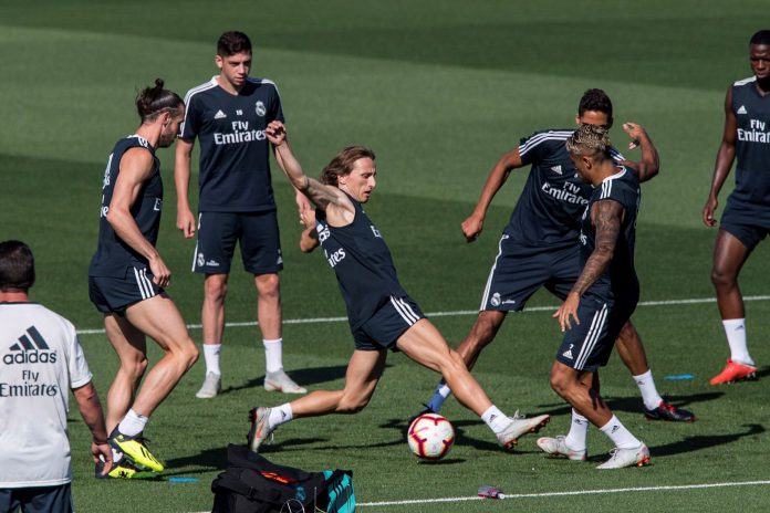 Entrenamiento del Real Madrid Entrenamiento del Real Madrid