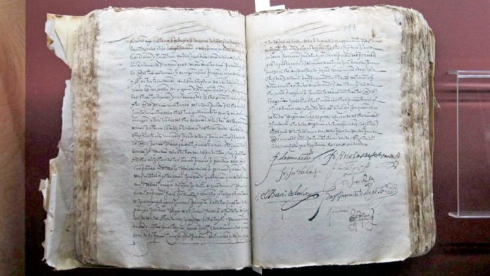 48-1-Museo-de-Segovia-Tesoro-Oculto-documento--San-Juan-de-la-Cruz El documento se podrá observar hasta el próximo 11 de diciembre en el Archivo Histórico de Segovia.