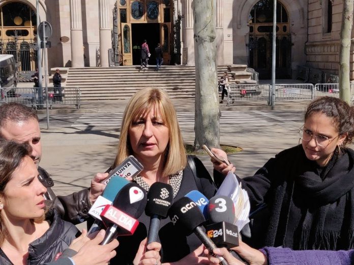 La abogada de Tomás Pardo, Gemma Monera En la imagen, la abogada de Tomás Pardo, quien reconoció haber violado y apuñalado a una mujer en 2016.