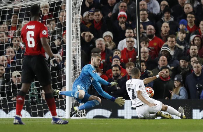 De Gea Mbappé supera a De Gea en el partido de ida de octavos de final para dejar encarrilada la clasificación del PSG