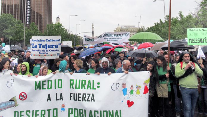 El Nordeste segoviano estuvo presente en la manifestaciÃ³n de Madrid. / el adelantado