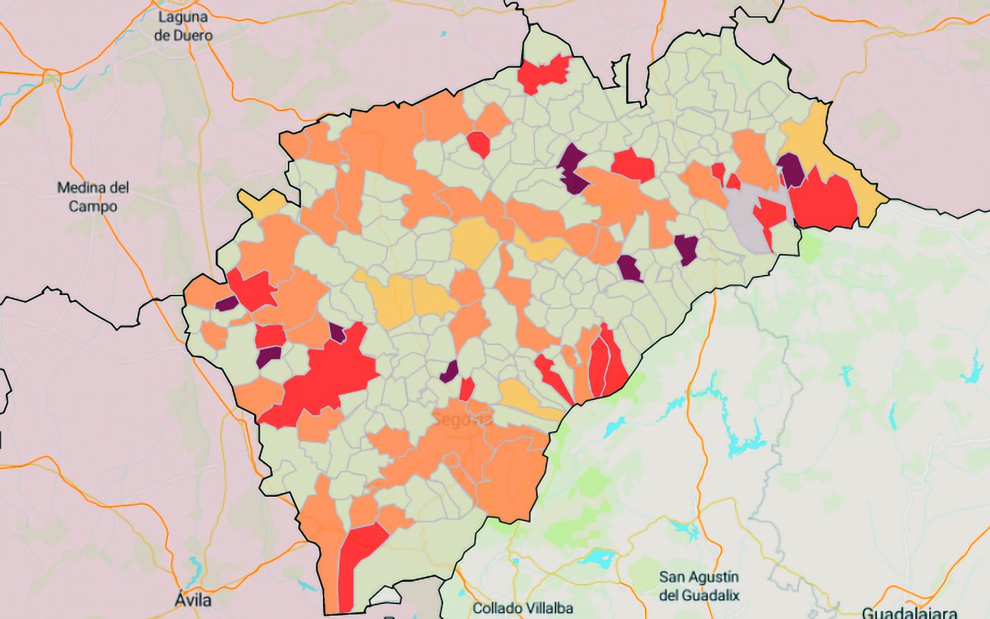 El covid-19 desaparece de buen parte de la provincia