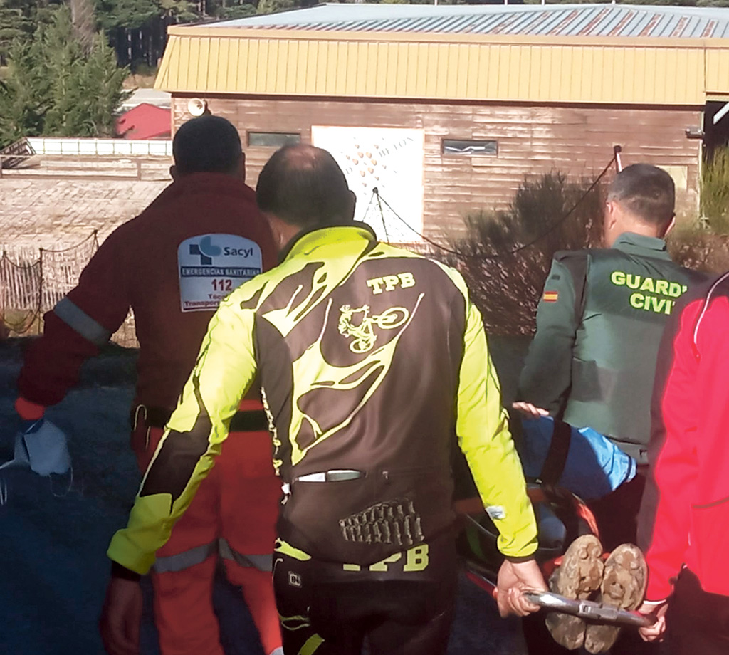 Un adolescente de 14 a�os, herido en un accidente de bicicleta en <h3 class='enlacePalabraNoticia'>La Pinilla</h3>