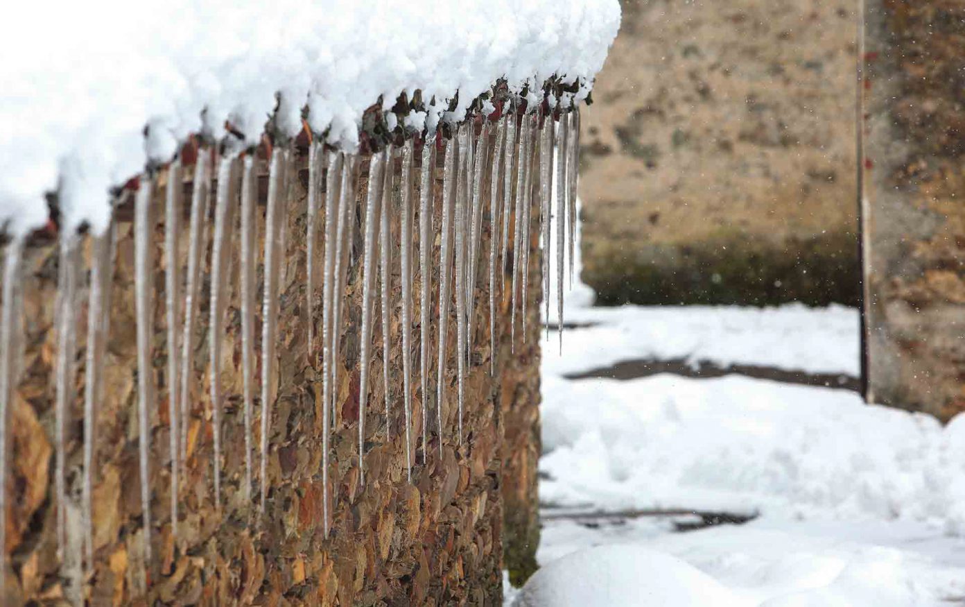 Alerta por el descenso de las temperaturas hasta los -8 grados en la sierra