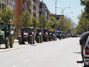 Tractorada en Segovia para reclamar una PAC más justa. / KAMARERO