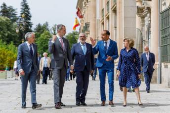 Visita del rey Felipe VI al Palacio Real de La Granja. / ICAL - NACHO VALVERDE