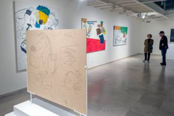 Exposición de Alberto Corazón en el Museo Esteban Vicente