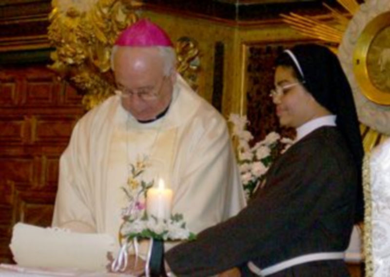 Sor María Teresa Vayppana celebró su profesión como religiosa clarisa
