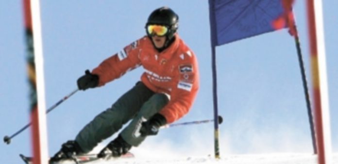 Schumacher ´El ‘Káisser’ es un amante del esquí y