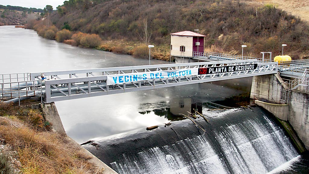La del Río Eresma muestra su rechazo a la planta de residuos