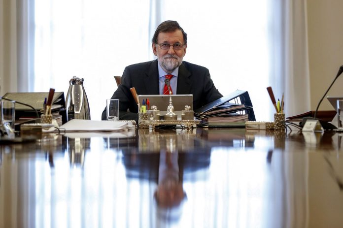 Rajoy El presidente del Gobierno, Mariano Rajoy, durante la última reunión del Consejo de Ministros en La Moncloa.