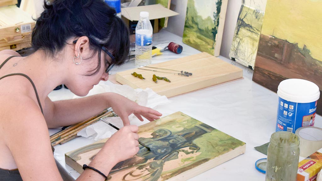 Los Pintores Pensionados Muestran Hoy Sus Obras Al Publico El Adelantado De Segovia