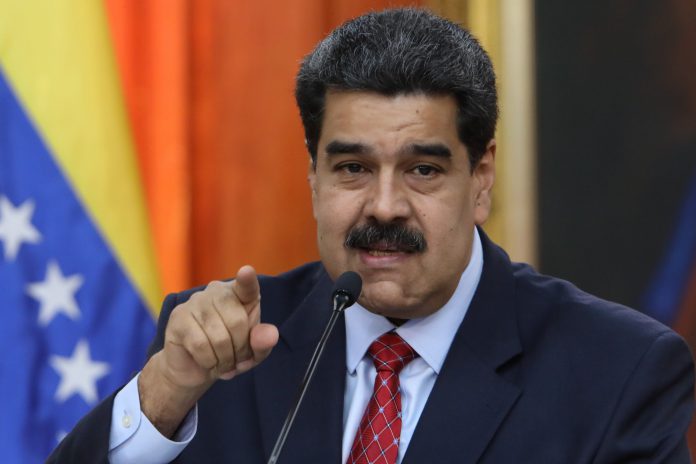 Rueda de prensa de Nicolás Maduro en Caracas El jefe de Estado de Venezuela, Nicolás Maduro, atiende a los medios en el Palacio de Miraflores.