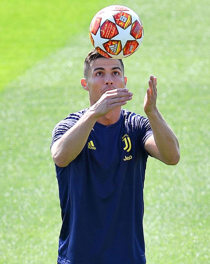 Entrenamiento del Juventus Cristiano Ronaldo completó con normalidad el entrenamiento de la Juve.