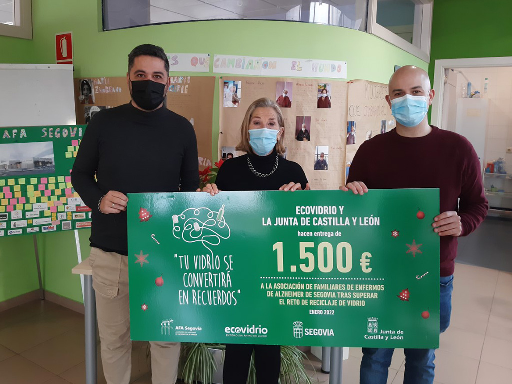 Un reto solidario consigue reciclar casi 2.000 kilos de vidrio