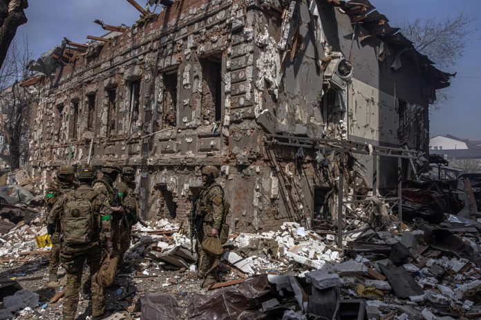 Destruccion en Mariupol