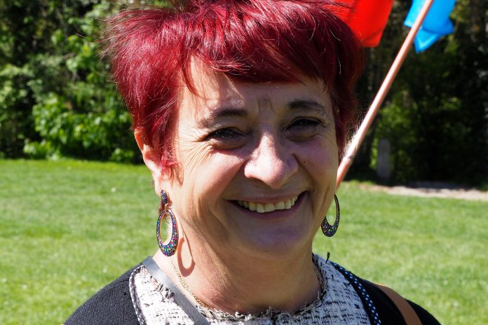 Teresa Ruano, presidenta de la Asociación de Vecinos de San José. / KAMARERO