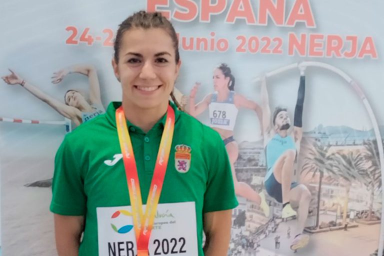 Ángela García logra batir dos records en el Nacional de atletismo