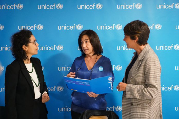 La presidenta de Unicef Comite Castilla y Leon Eugenia Garcia
