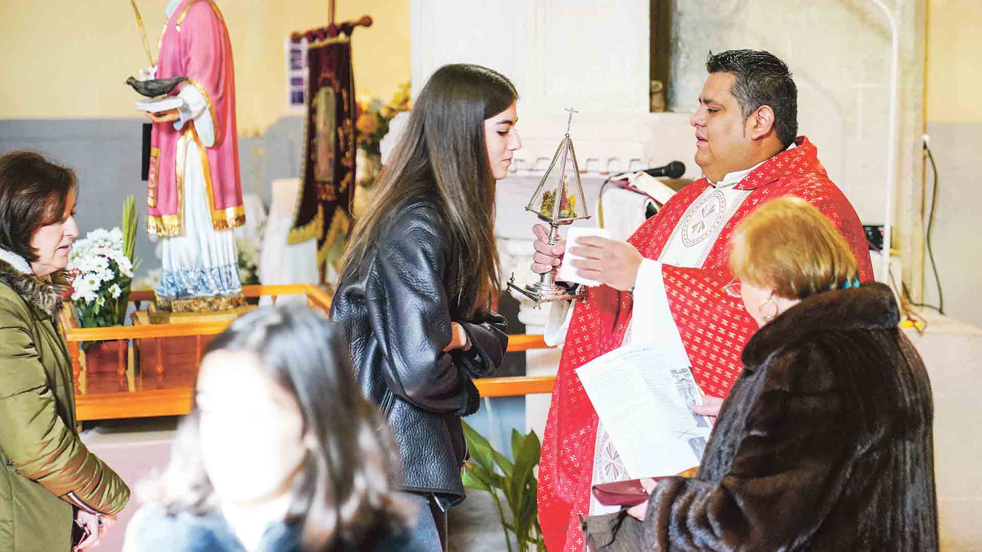 Hontoria inicia sus fiestas de invierno con la procesión de San Vicente