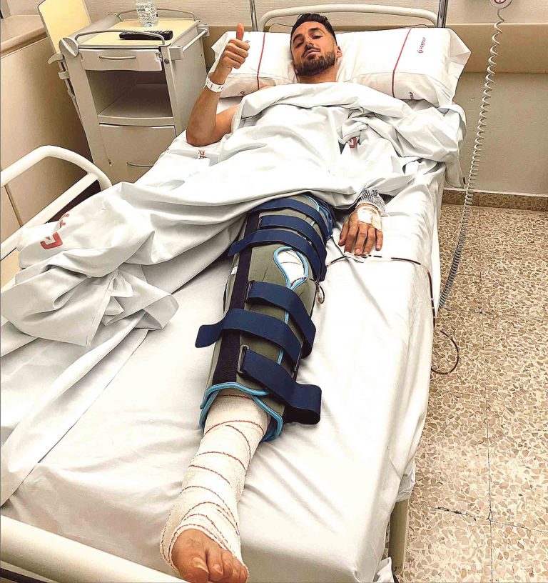 Hugo Díaz, operado con éxito de su rotura del ligamento cruzado anterior