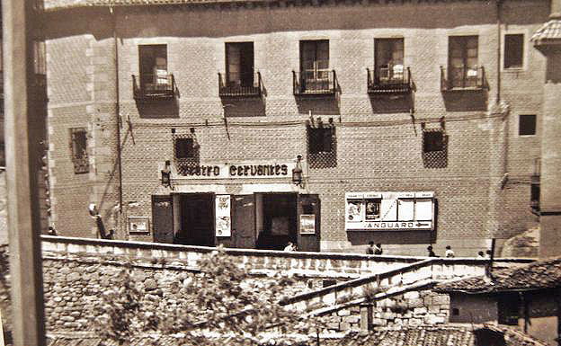 Imagen antigua del teatro Cervantes. Museo Rodera-Robles.